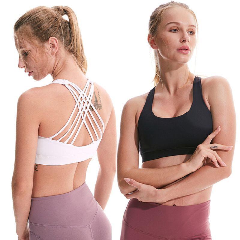 Soutien-gorge de sport de yoga à soutien élevé