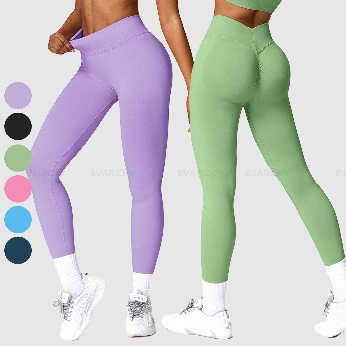 Leggings sans couture d'entraînement sportif