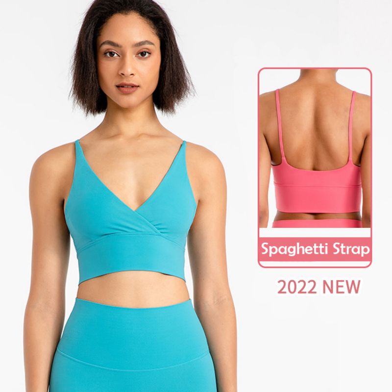 V-cou de yoga sportif de sport