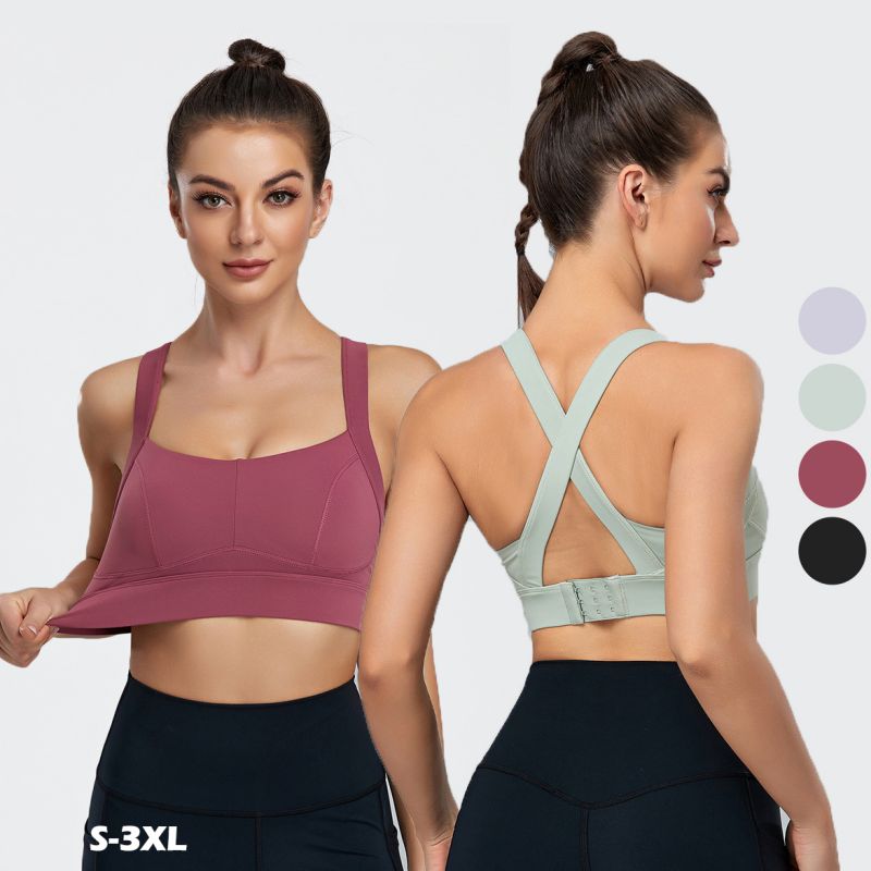 Soutien-gorge de sport de yoga grande taille